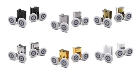 Душевой уголок Vegas-glass ZS-F TUR NOVO 110*80 09 01, профиль золото глянцевое, стекло прозрачное