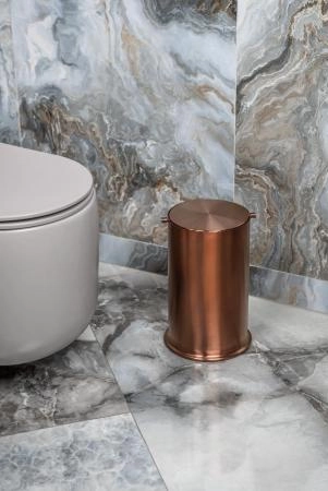 Ведро Boheme для мусора с вращающейся крышкой Copper Brushed 10916-CB