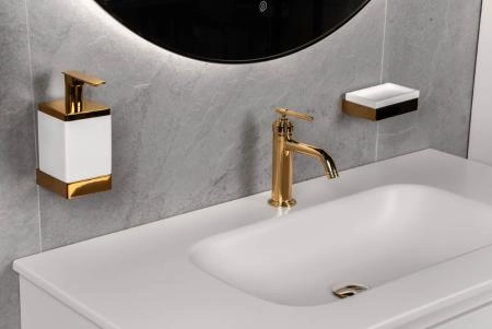 Диспенсер Boheme настенный Qubic Gold 10727-G