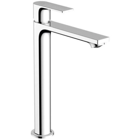Смеситель Hansgrohe 72581000 Rebris E для свободностоящей раковины 242 мм, со слив. гарн., CoolStart хром