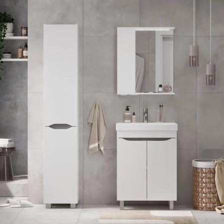 Пенал для ванной напольный Volna Lake 35