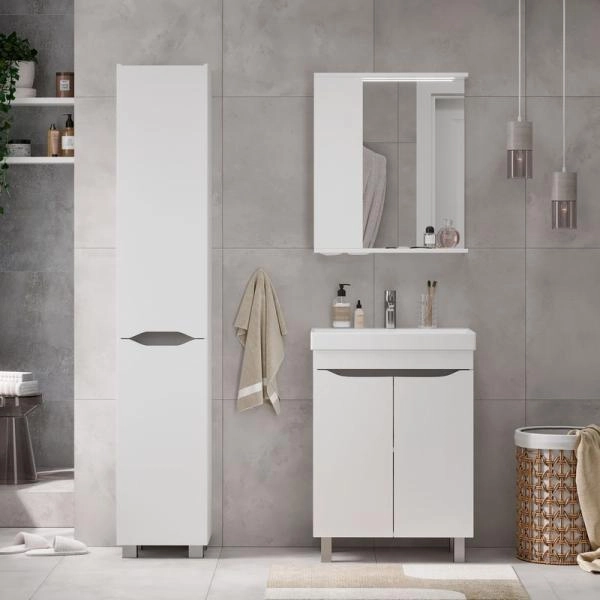 Пенал для ванной напольный Volna Lake 35