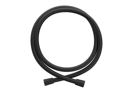 Душевой шланг Fonte/Фонте универсальный, пвх, черный матовый