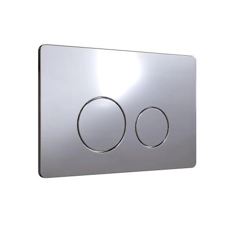 Кнопка смыва KNOTLOR DUET BIS107C, хром  (серия 1)