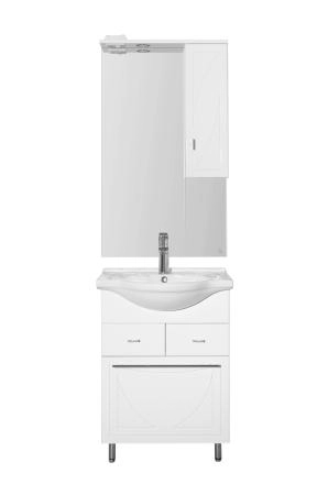 Тумба Style Line Elfante Лана 60 (2 ящ.) под умывальник Байкал 60 КОРЗИНА