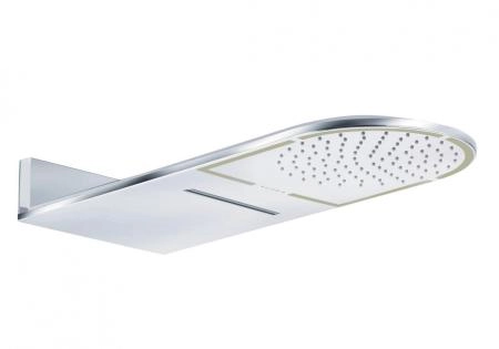 Верхний душ Kludi A-Qa 6488005-00 25 см, плоский 2.5 мм, 2 струи, цвет хром