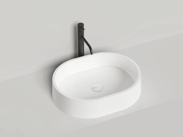 Раковина Salini GLORIA 10 S-Stone матовая 56x44 1102211M накладная