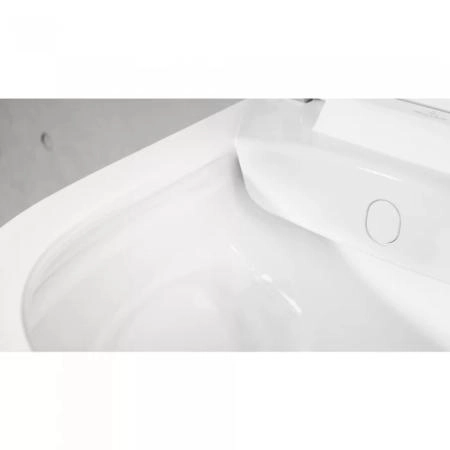 Villeroy&Boch Viclean Унитаз-биде 38.5х59.5х36см., подвесной, в комплекте с сиденьем, покрытие CeramicPlus, цвет: альпийский белый