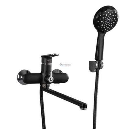 Смеситель для ванны Frap F2249-6 черный хром