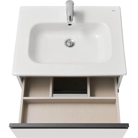 Roca Domi Тумба подвесная 60x45x51см, с 2 ящиками, цвет: белый