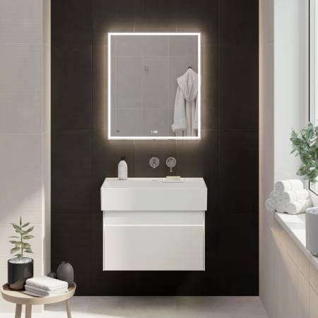 Тумба Kerama Marazzi LOGICA ЛОДЖИКА LOG.70.2\WHT подвесная 2 ящика 70 см, белоснежный