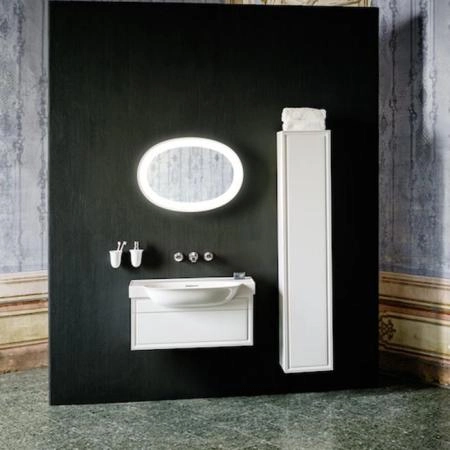 Laufen New Classic Тумба с раковиной, 77.5х31.5х34.5см, 1 ящик, подвесная, цвет: белый глянцевый (для раковины 813855)