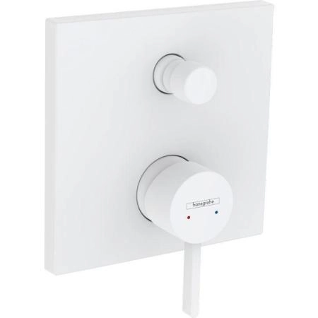 Смеситель Hansgrohe 76415700 Finoris для 2х потребителей (внешняя монтажная часть) матовый белый