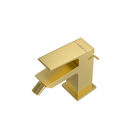 Смеситель VitrA Minimax Square  A4372625EXP однорычажный брашированное золото латунь