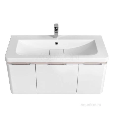 Тумба под раковину Aquaton Шерилл 1A206301SH010 105 с ящиком,белого цвета