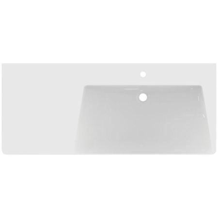 Ideal Standard La Dolce Vita Раковина 126х53.5хh14.5см, подвесная, ассиметричная, DX, цвет: белый