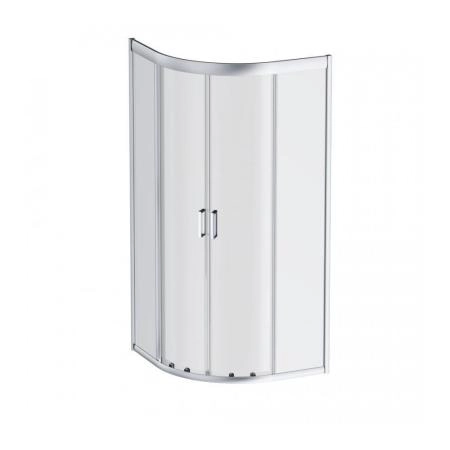 Душевой уголок AM.PM Gem W90G-401-080WT прозрачное, профиль матовое серебро