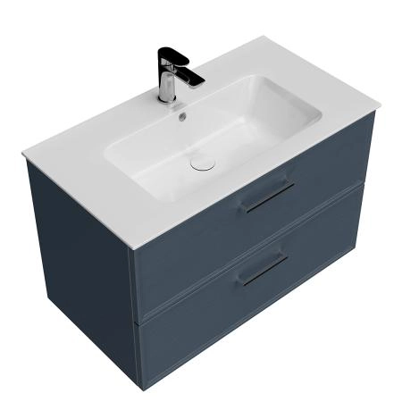 Тумба Kerama Marazzi PIANO CLASSIC ПИАНО КЛАССИК PIA.CL.85\BLU.M подвесная 85 см, 2 ящика, ясень синий матовый