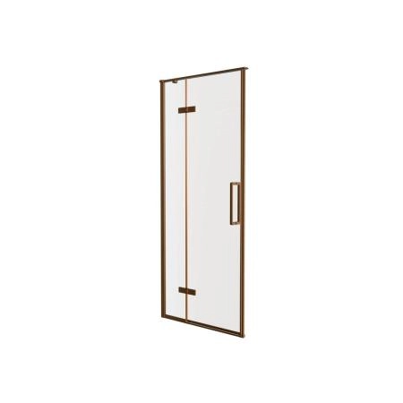 Душевая дверь KNOTLOR HDIP090CG0RB 90х200, бронза