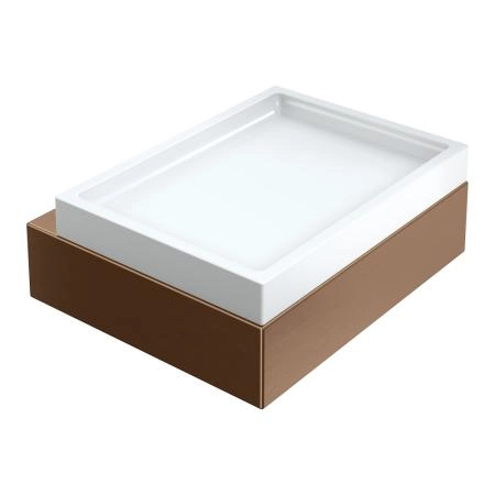 Мыльница Boheme настенная Qubic Brushed Bronze 10723-BRB