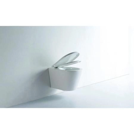 Унитаз CeramaLux NS5178 51 см подвесной ,безободковый микролифт