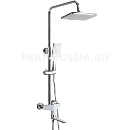 Душевая система Frap H58 F2458 для ванны,цвет белый хром