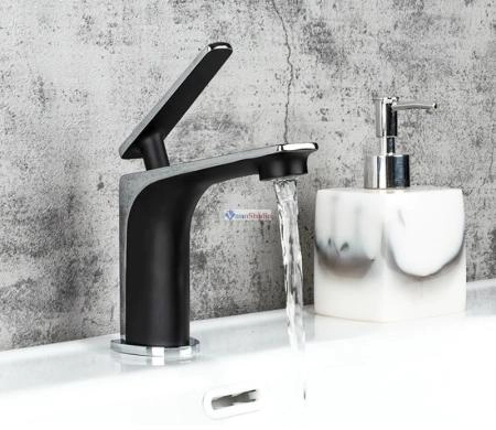 Смеситель для раковины Frap F1057 черный хром