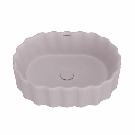 Раковина Kerama Marazzi CONCHIGLIA КОНКИЛЬЯ CC.wb.50\MAL накладная 50, мальва матовая