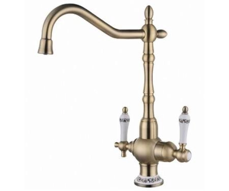 Смеситель для кухни ZORG Sanitary (ZR 336 YF-50 BR) бронза