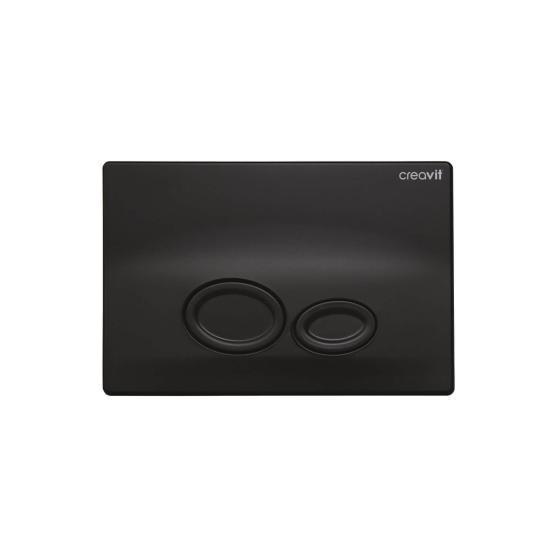 Кнопка для инсталляции CREAVIT DROP черная матовая GP2002.01