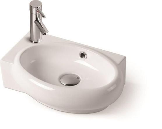 Раковина SantiLine SL-2022R 42x29 подвесная керамическая Белый