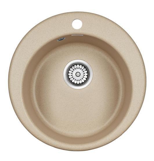 Мойка для кухни Paulmark GELEGEN, PM404800-QU, кварц, D475 мм