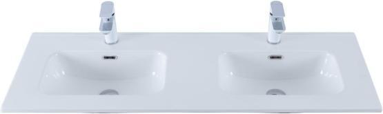 Раковина для тумбы Aquanet Flat 120 (двойная)