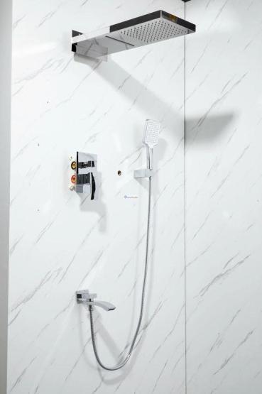 Душевая система Gappo G7107-70 встраиваемая 3-функции Хром с изливом