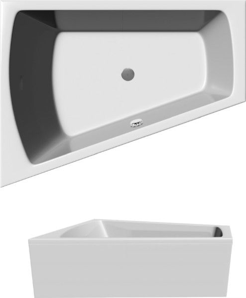 Акриловая ванна Vayer Trinity 160x120 L