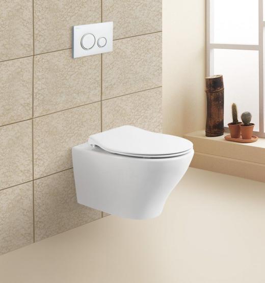 Унитаз Belbagno ACQUA BB340CHR подвесной безободковый с креплением