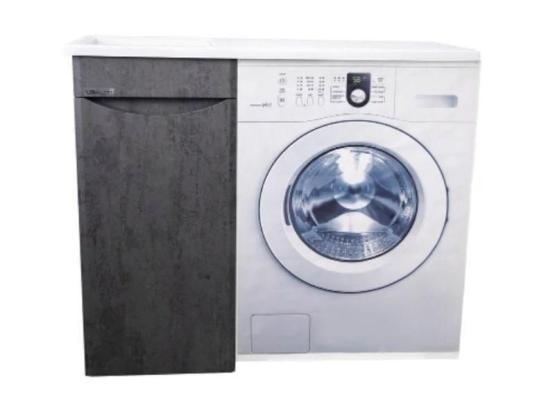 Тумба под раковину Bellezza Олиссия 100 L напольная серая