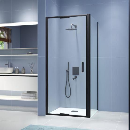 Душевой уголок RGW SV-135B Stilvoll 80x80 Черный матовый прозрачное