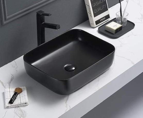 Раковина Ceramalux Серия NC 2105-1MB 50x39 на столешницу