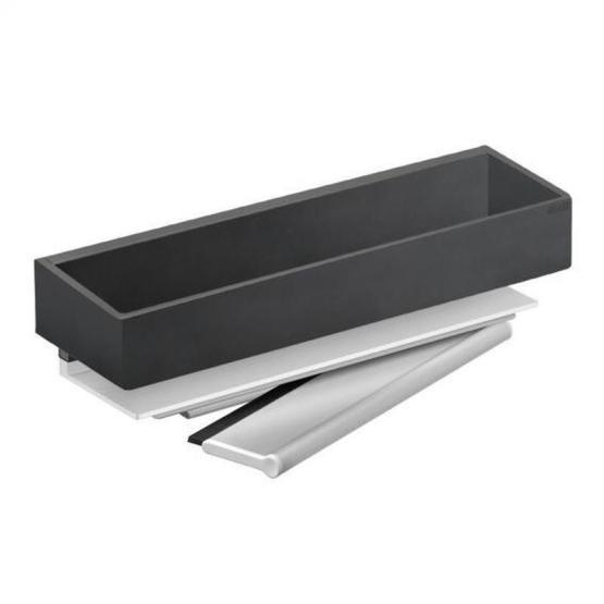 Полка для душа KEUCO Edition 11 Серебристый/ черный шлифованный 11159130000 300 мм