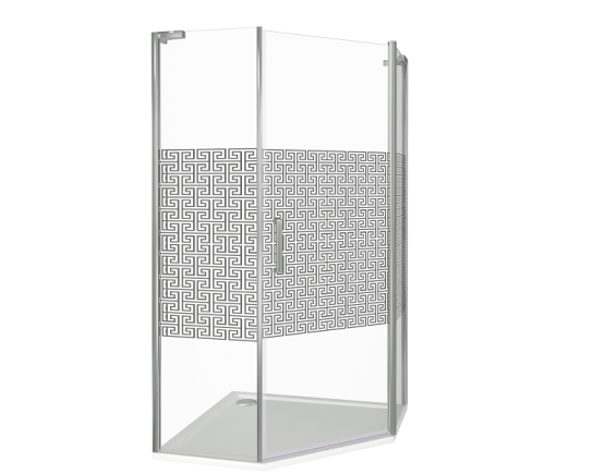 Душевой угол GOOD DOOR Fantasy PNT-100-F-CH 100x100 см