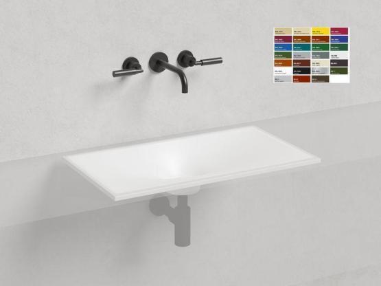 Раковина Salini MAREA 13 RAL S-Stone покраска RAL матовая 70x40 1802213MF встраиваемая