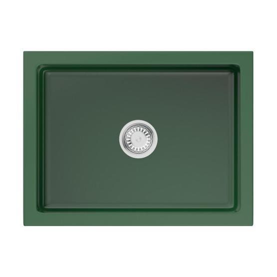 Кухонная мойка Omoikiri Mikura 61-RG Glossy Natceramic/royal green 4911255
