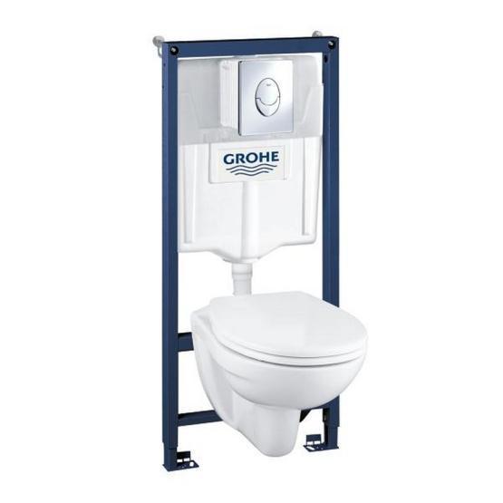 Унитаз с инсталляцией Grohe Solido Lecico 39192000 4 в 1