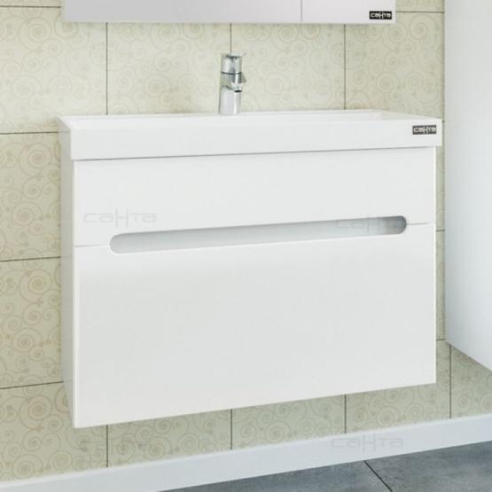 Тумба под раковину СаНта Лондон 70 224003л, подвесная (2 ящ.)