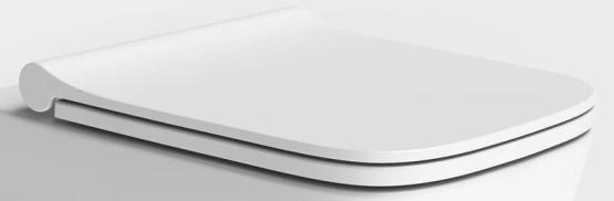 Крышка для унитаза Boheme Bello 975-MW soft-close Белый матовый