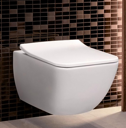 Villeroy&Boch Venticello комби упаковка:унитаз подв.DirectFlush 4611 R0 01,SlimSeat сиденье QuickRelease и SoftClosing 9M79 S1 01цвет белый alpin