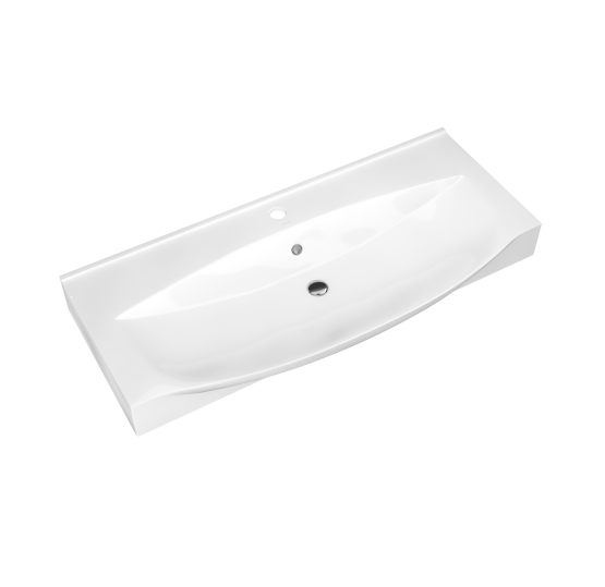 Раковина Kirovit Элвис 105 см подвесная