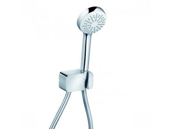 Душевой гарнитур Kludi Logo 1S 6867005-00 для ванны, держатель прямоугольный, цвет хром