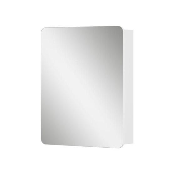 Шкаф зеркальный Volna 60 белый глянец